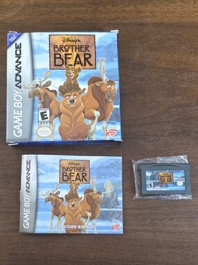 Nintendo Game Boy Advance GBA Brother Bear Game CIB